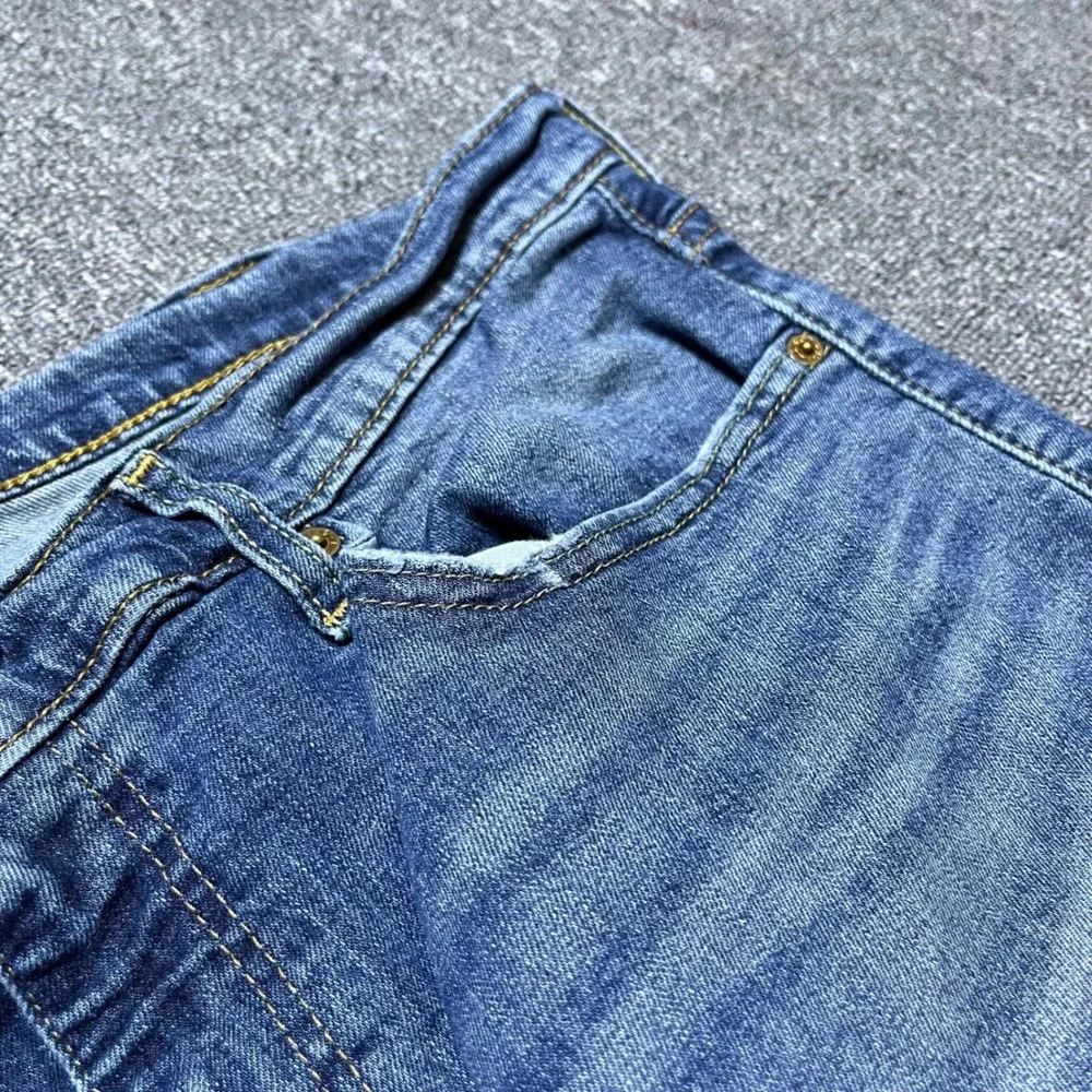 Levi's 559 Relaxed‎ Straight Jeans W38 L30 Blue Denim Medium Wash Mens Casual